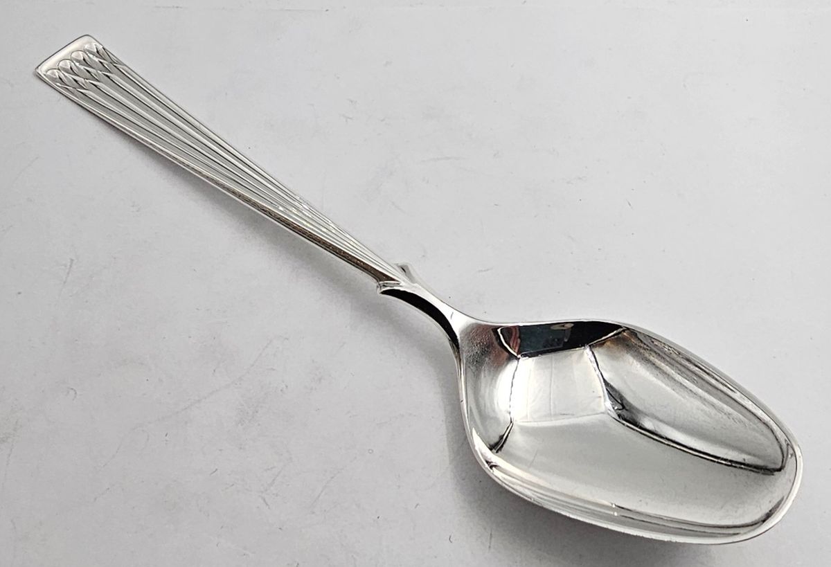 Arvesølv: Stor spiseskje 18,8 cm