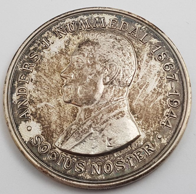Hovedbilde Anders J. Nummedal 1867 - 1944 i 925 S