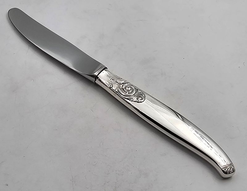 Telesølv: Dessert kniv 18,8 cm