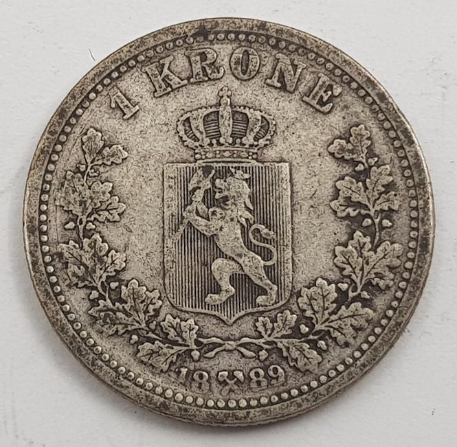 Hovedbilde 1 kr 1889 kv. 1