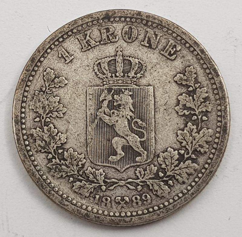 1 kr 1889 kv. 1