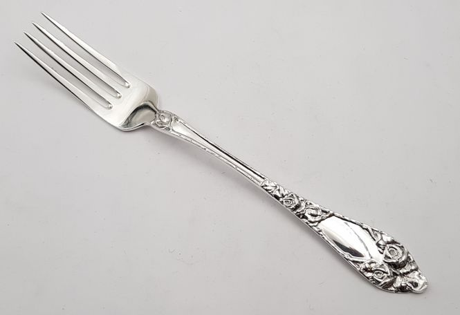 Hovedbilde Opphøyd rose: Liten spisegaffel 18,3 cm