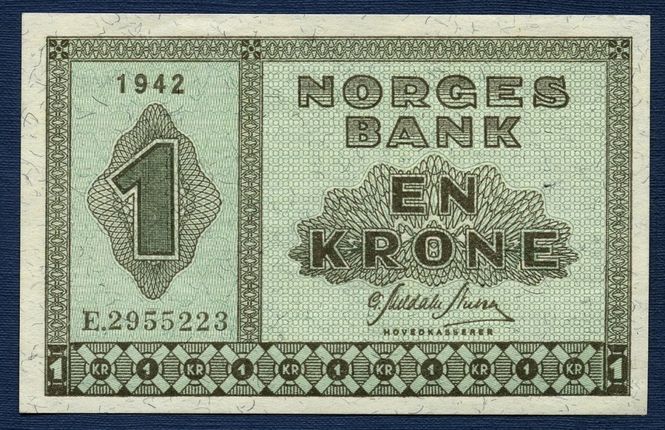 Hovedbilde 1 kr 1942 E.2955223 kv. 01