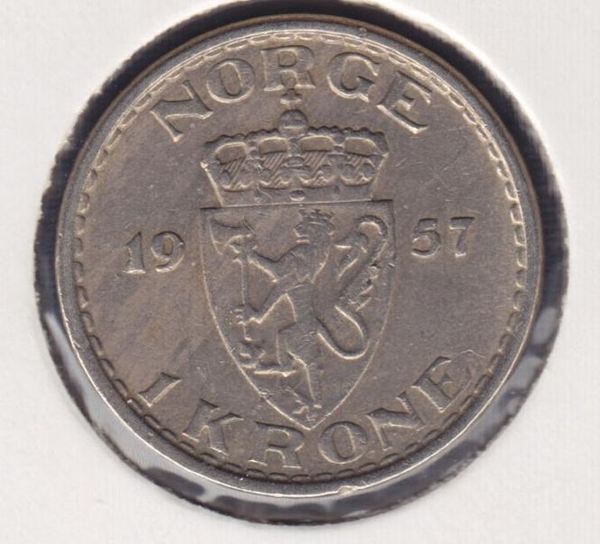 Hovedbilde 1 kr 1957 kv. 1