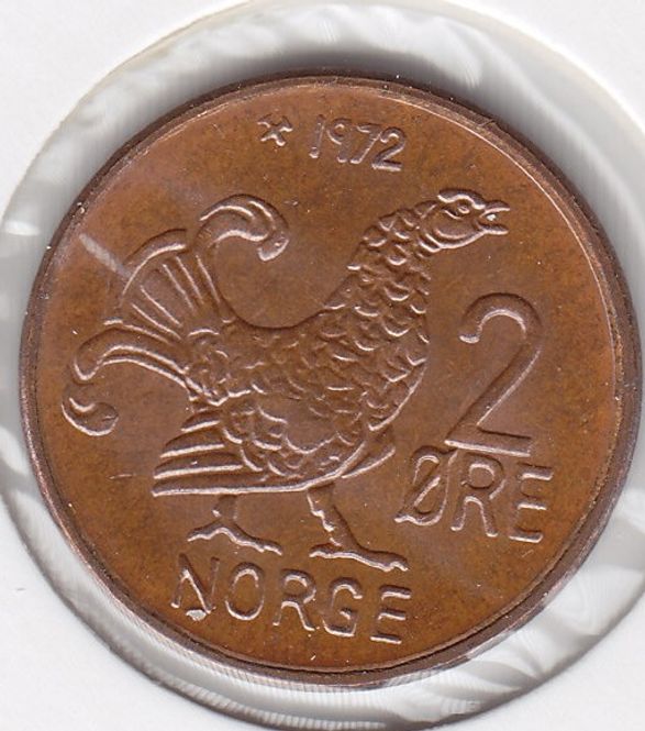 Hovedbilde 2 øre 1972 kv. 0