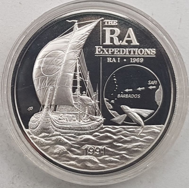 Samoa: 10 dollars 1991 - RA ekspedisjonen