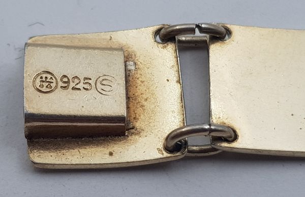 Hovedbilde Armbånd i grønn/sort emalje i 925 S av David ...