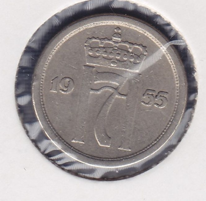 Hovedbilde 25 øre 1955 kv. 1