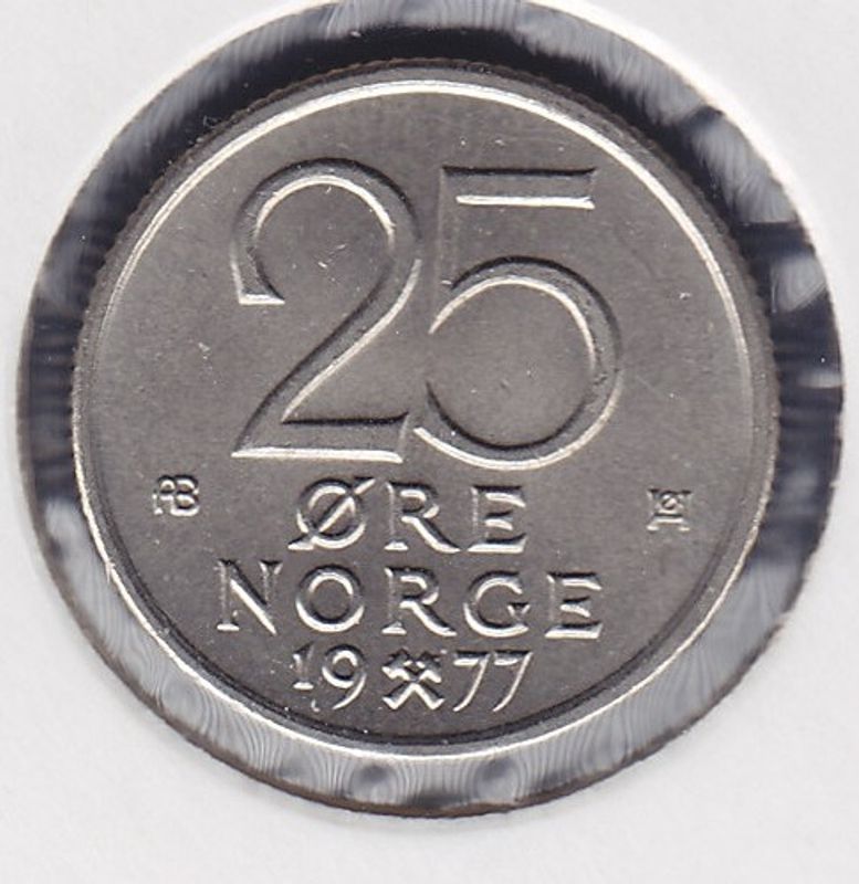 25 øre 1977 kv.0