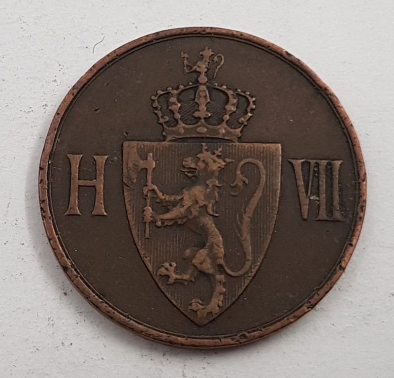 5 øre 1907 kv. 1 (nr.1)
