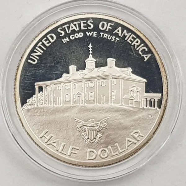 Hovedbilde Half dollar 1982 S: George Washington 250 år.