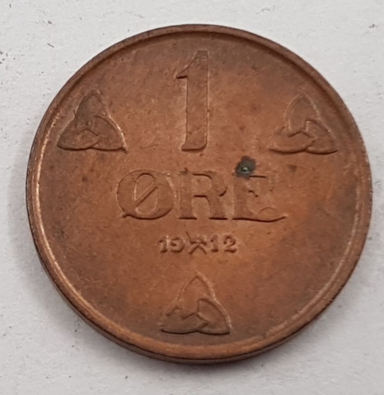1 øre 1912 kv. 01