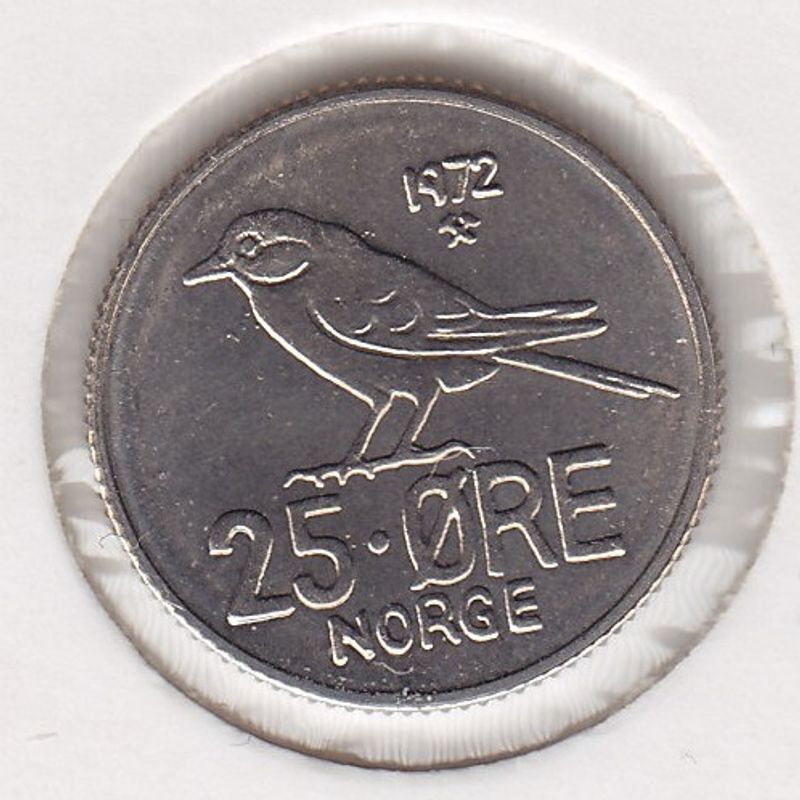 25 øre 1972 kv. 0