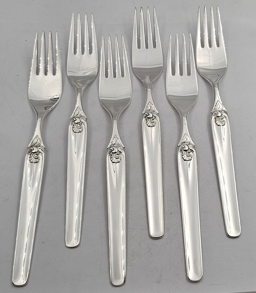 Elisabeth: 6 x liten spisegaffel 17,6 cm