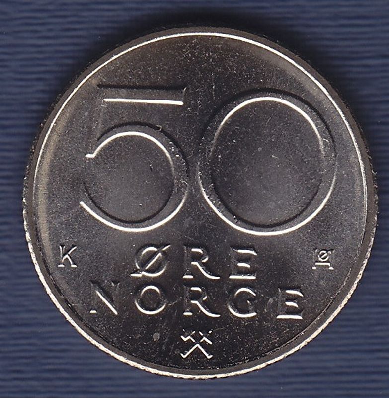 50 øre 1985 kv. 0