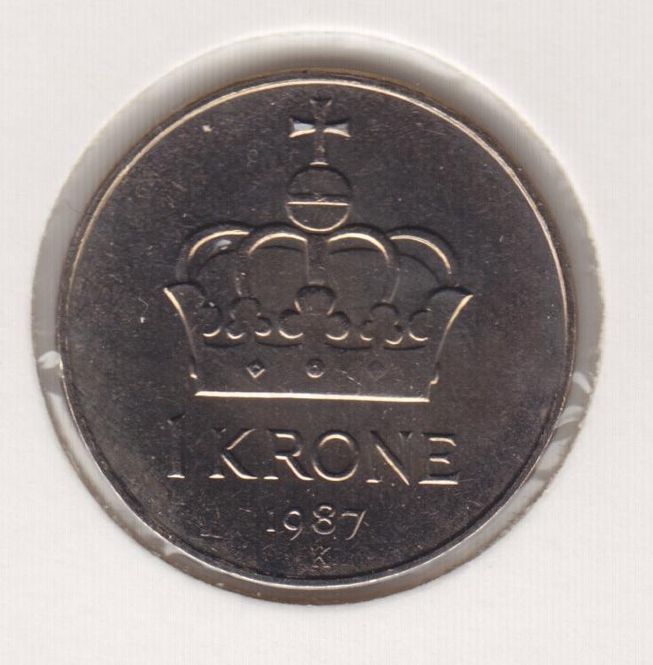 Hovedbilde 1 kr 1987 kv. 0