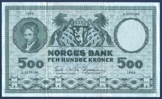 Hovedbilde 500 kr 1969 A.3329596 kv. 1-