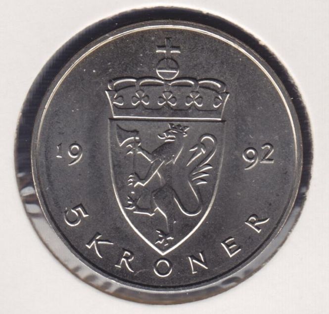 Hovedbilde 5 kr 1992 kv. 0