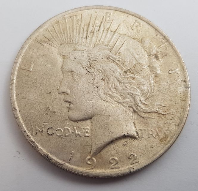 Hovedbilde Peace dollar 1922 kv. 1