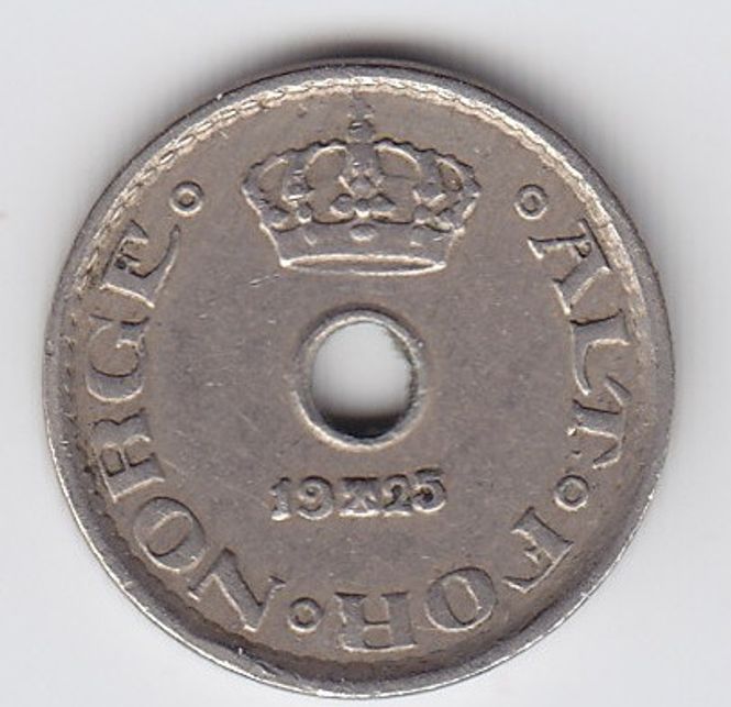 Hovedbilde 10 øre 1925 kv. 1