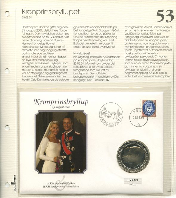 Hovedbilde Samlerhuset nr. 53 - Kronprinsbryllupet