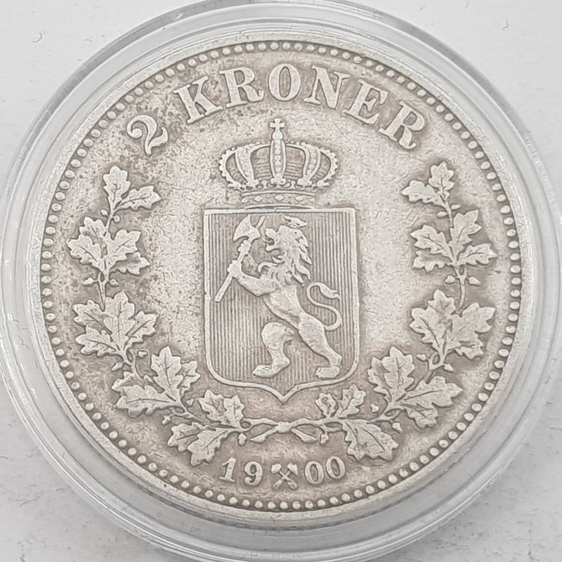2 kroner 1900 kv. 1