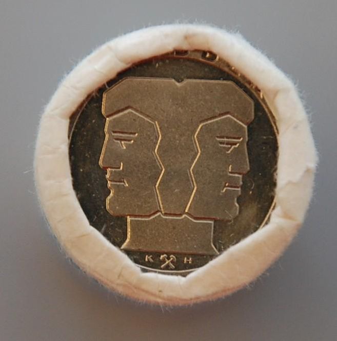 Hovedbilde 5 kr rull: KM 300 år 1986