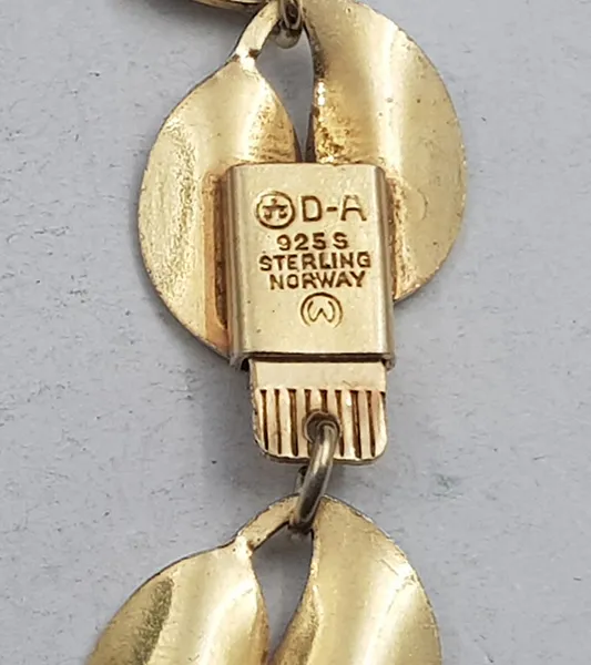 Hovedbilde Kjede i hvit emalje i 925 S av David Andersen