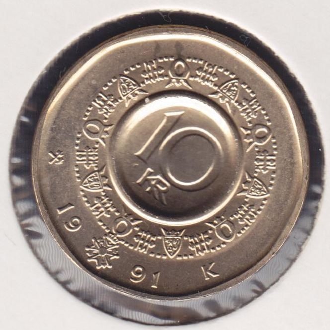 Hovedbilde 10 kr 1991 kv. 0