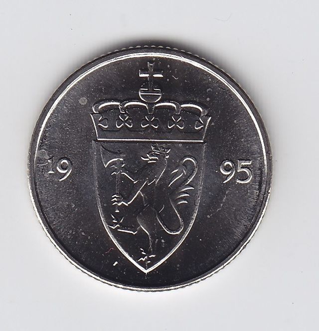 Hovedbilde 50 øre 1995 kv. 0