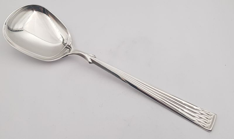 Arvesølv: Kompottskje 18 cm