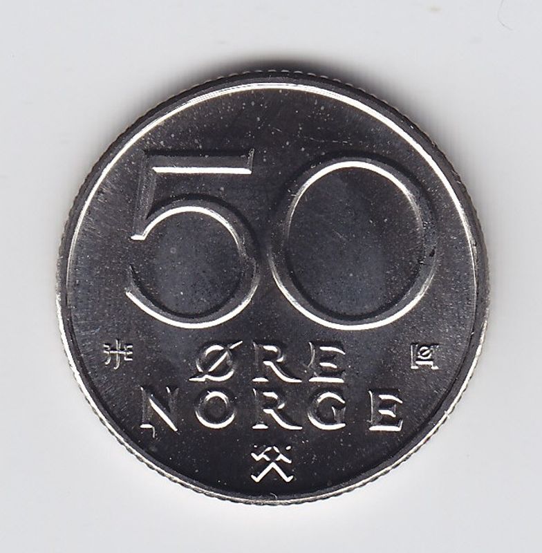 50 øre 1995 kv. 0