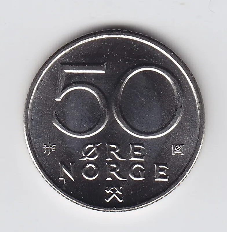50 øre 1995 kv. 0