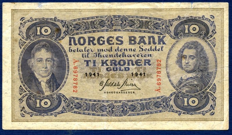 10 kr 1941 Å.6978782 kv. 1/1-