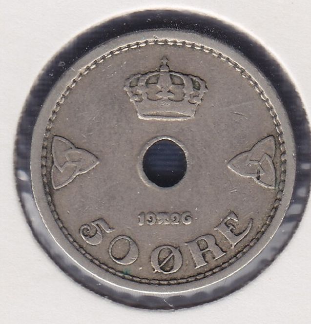 Hovedbilde 50 øre 1926 kv.1
