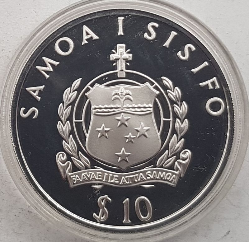 Vest-Samoa: 10 dollars 1991 - RA ekspedisjonen