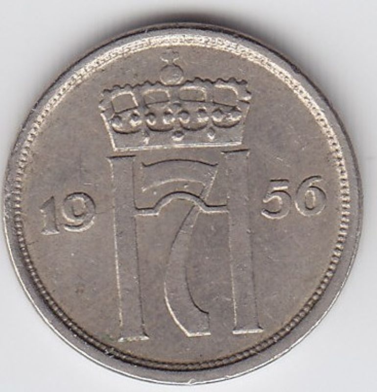 10 øre 1956 kv. 1