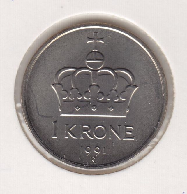 Hovedbilde 1 kr 1991 kv. 0