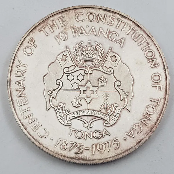 Hovedbilde Tonga: 10 Pa`anga 1975